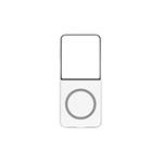 Samsung Průhledný kryt s magnetickým úchytem Flip7 Transparent