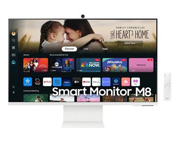 Samsung Smart Monitor/M80D/32"/VA/4K UHD/60Hz/4ms/White/3R