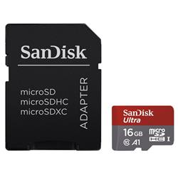 SanDisk microSDHC 16GB Ultra Android (+SD Adapter, 98 MB/s, A1,Class10)