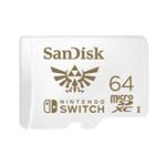 Sandisk microSDXC pro Nintendo Switch 64 GB, V30, U3, C10, A1, UHS-1, 100MB/s R, 60MB/s W 