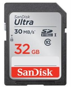 SanDisk SDHC 32 GB Ultra, 30MB/s, UHS-I, class 10/U1