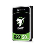 Seagate Exos X20 3,5" - 20TB (server) 7200rpm/SATA/256MB/512e/4kN