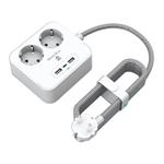 Síťový adaptér Viking AC23/Output:2xAC,2xUSB-A,1xUSB-C/1,5m kabel/zásuvka typu F
