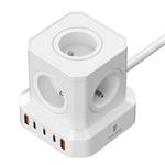 Síťový adaptér Viking ACT55/Output: 5xAC, 2xUSB-A, 3xUSB-C/výkon až 4000W