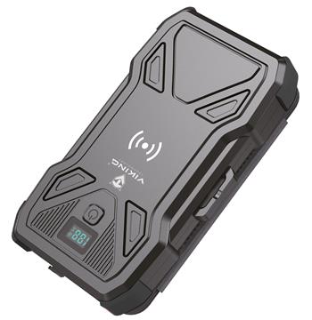 Solární powerbanka VIKING TYR I/Output:1xUSB-C,2xUSB-A/Wireless charge 15W max/10000mAh/LED světlo
