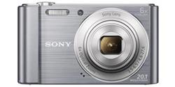 Sony Cyber-Shot DSC-W810 stříbrný,20,1M,6xOZ,720p