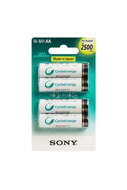Sony NiMH AA nabíjecí baterie 2500mAh- 4ks