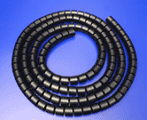 Souprava na svazování kabelů, 250cm, černá