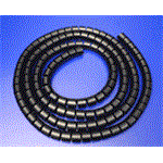 Souprava na svazování kabelů, 250cm, černá