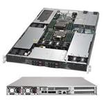 SUPERMICRO 1U GPU server 2x LGA3647, iC621, 12x DDR4 ECC R, 2x 2,5 SATA3 HS, 2x2000W(tit), 2x  10Gb, IPMI, 4xGPU