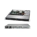 SUPERMICRO 1U server CSE-813MFTQC-R407CB, Ryzen 9 7900X CPU, SNK-P0076V, Workstation, Micro-ATX, 2x 32GB DDR5-4800, 1U 