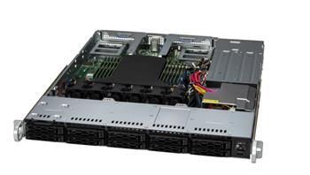SUPERMICRO 1U server S-1115CS-TNR, Turin 9135 CPU, 12x 32GB DDR5-6400, 4x SSD 2.5" NVMe PCIe4 960GB, AIOM 2-Port 25GbE