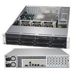 SUPERMICRO 2U server 2x LGA3647, iC621, 16x DDR4 ECC R, 8x SATA3 HS (3,5"), 2x10GbE, 2x 1000W(80+titanium), IPMI, LPB