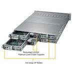 SUPERMICRO 2U TWIN2 server 4x(2xLGA3647), iC621, 4x(16x DDR4), 4x(3x SATA HS 3,5"), 2x 2200W, IPMI
