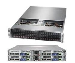 SUPERMICRO 3U MC 8x (2334, 4x 32GB, 2x 5400MAX 1,9T, 2x 10Gb SFP+), 2x2000Wt