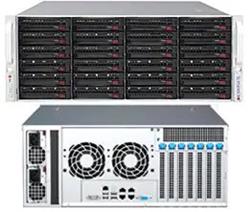 SUPERMICRO 4U chassis 24x 3,5 SAS/SATA (8x nvme,singel expander)+2x2,5" volitelný ,2x1200W (80PLUS Titanium)