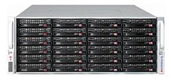 SUPERMICRO 4U Chassis 36x 3.5" H/swap SAS/SATA Drive Bays, 1280W Redundant PSU - Black