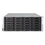 SUPERMICRO 4U chassis 36x 3,5" HS SAS/SATA (24x Front + 12x Rear/4xNVMe opt) +2x 2.5"opt., 2x1200W (80PLUS Titanium) 5Y