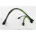 SUPERMICRO 8 Pin to Two 6+2 Pin 12V GPU Power Cable, 30 cm 16/20