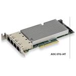SUPERMICRO AOC-STG-I4T Quad 10Gb/s RJ45, PCI-E 3.0 8x  (8GT/s) Card, LP