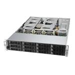 SUPERMICRO  AS-2014CS-TR-EU, Milan 7443 CPU, 4x 64GB DDR4-3200, AOC-S3916L-H16IR-32DD-O, 5x HDD, 3.5"",SAS, 20TB,7.2K ,