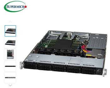 SUPERMICRO CloudDC 1115CS-TNR 1U SP5(400W), noLAN, 10SFF/NVMe5, 2M.2, 12DDR5, 2AIOM,2PCI-E16g5, IPMI, RoT, rPS 800W (80