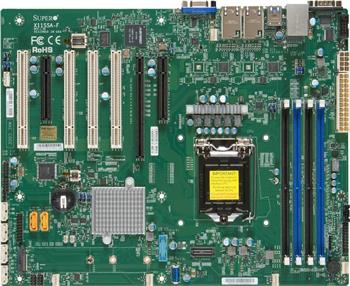 SUPERMICRO MB 1xLGA1151, iC236,DDR4,6xSATA3,PCIe 3.0 (1 x8, 1 x8 (in x16), 1 x4 (in x8)),4xPCI-32,1x M.2 NGFF,IPMI