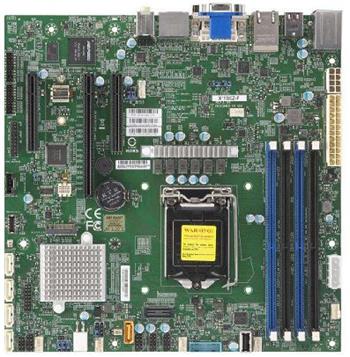 SUPERMICRO MB 1xLGA1151 (Xeon E3-21xx,i3), C246,4xDDR4,5xSATA3,M.2,3xPCIe3.0 (x16/2 x4),2xDP,DVI,VGA,Audio,2x LAN,IPMI