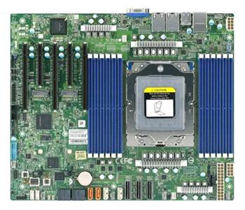 SUPERMICRO MB 1xSP5 (Epyc 9004), 12x DDR5, 8x SATA+6x NVMe/16xSATA+4xNVMe, 2x M.2, PCIe 5.0 (3 x16, 2 x8), 2x1Gb,IPMI 5