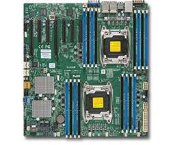 SUPERMICRO MB 2xLGA2011-3, iC612 16x DDR4 ECC R,10xSATA3 (PCI-E 3.0/2,4,1(x16,x8,x4),4x 1GbE LAN,IPMI