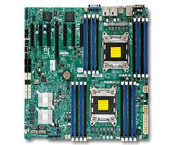 SUPERMICRO MB 2xLGA2011 iC602 16x DDR3 ECC R, 8x SAS2 2208 1GB cache, SATA, 1,6 PCI-E 3.0 (x16,x8),2xLAN,IPMI