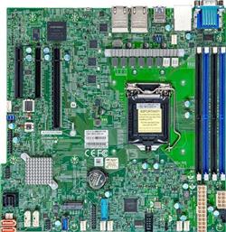 SUPERMICRO MB LGA1200 (Xeon E3-2300), C252, 4xDDR4, 6xSATA3, M.2, 4xPCIe4.0 (x8, 2 x4, x2), VGA, 4x LAN, IPMI
