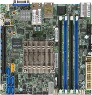 SUPERMICRO mini-ITX MB Xeon D-1557 (12-core), 4x DDR4 ECC DIMM,6xSATA1x PCI-E 3.0 x16, 2x10GbE+2x1GbE LAN,IPMI
