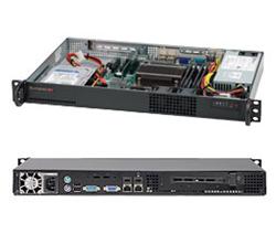 SUPERMICRO mini1U chassis, 1x 3,5" fixed HDD (nebo s MCP-220-00044-0N 2x2,5"), 200W, Single CPU Xeon 34xx (max 45W)