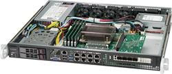 SUPERMICRO mini1U chassis, 2x 2,5" HS (nebo volitelný 4x2,5" fix), 350W (plat.) , front IO