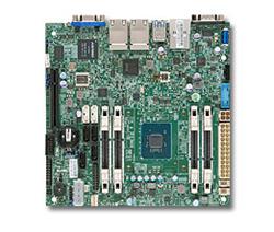 SUPERMICRO miniITX MB Atom C2758 8-core (20W TDP), 4x DDR3 ECC SODIMM, 2xSATA3, 4xSATA2,1xPCI-E x8, 4xLAN, IPMI
