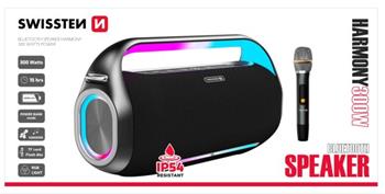 SWISSTEN BLUETOOTH REPRODUKTOR HARMONY 300W ČERNÝ