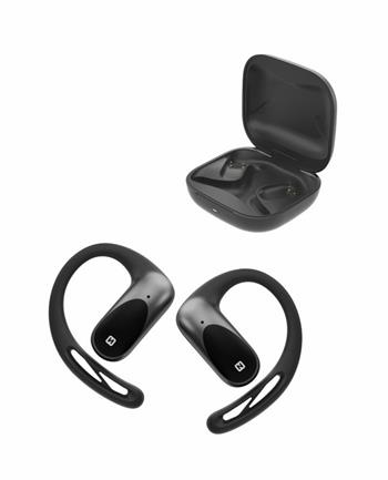 SWISSTEN BLUETOOTH SLUCHÁTKA NA BĚHÁNÍ OPEN EAR ČERNÁ