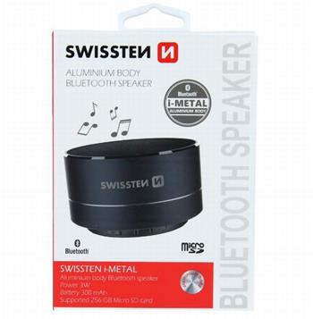 SWISSTEN BLUETOOTH SPEAKER i-METAL BLACK