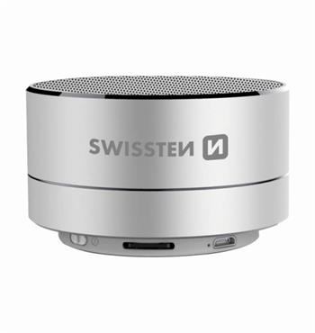 SWISSTEN BLUETOOTH SPEAKER i-METAL SILVER