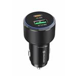 SWISSTEN CL ADAPTÉR USB-C PD + USB-A, 38W ČERNÝ + KABEL USB-C / USB-C, 1 M