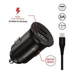 SWISSTEN CL PRO SAMSUNG SUPER FAST CHARGING 25W + KABEL USB-C/USB-C 1,2 M BLACK