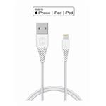 SWISSTEN DATOVÝ KABEL TPE USB / LIGHTNING MFi 1,2 M BÍLÝ