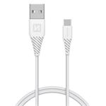 SWISSTEN DATOVÝ KABEL USB / USB-C HUAWEI SUPER CHARGE 5A 1,5M BÍLÝ