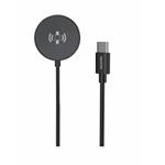 SWISSTEN MAGNETICKÝ KABEL 2v1 PRO SAMSUNG GALAXY WATCH A USB-C, USB-C (USB-A) 1.2 M ČERNÝ