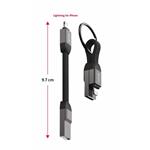 SWISSTEN MAGNETICKÝ KEYCHAIN KABEL USB-A  / LIGHTNING 9,7 CM