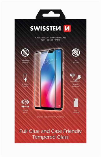 SWISSTEN OCHRANNÉ SKLO CASE FRIENDLY AMSUNG A405 GALAXY A40 ČERNÉ