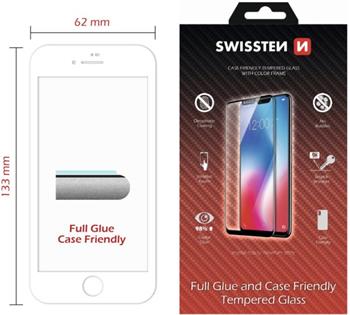 SWISSTEN OCHRANNÉ SKLO CASE FRIENDLY APPLE IPHONE 11 ČERNÉ