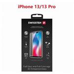 SWISSTEN OCHRANNÉ SKLO ULTRA DURABLE 3D APPLE IPHONE 13/13 Pro ČERNÉ