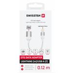 SWISSTEN OTG ADAPTÉR TEXTILE LIGHTNING (samec) / USB-A (samice) 0,12 M ČERNÝ (nahrazuje 55500300)